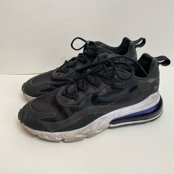 Nike Women's Sneakers Airmax 270 React Black White Chunky Size 8 Running Active - Picture 9 of 10